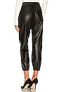 view 3 of 4 Neo Faux Leather Pull On Jogger in Black