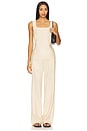 view 5 of 6 Coastal Pant in Sand Sequin Stripe