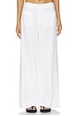 view 1 of 6 The Linen Marine Wide Leg Pant in White