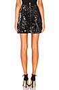 view 3 of 5 Ready For the Night Sequins Mini Skirt in Black & Silver