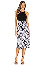 view 4 of 4 Everyday Midi Skirt in Dark Tie Dye