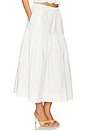 view 2 of 6 Poplin Prairie Skirt in White
