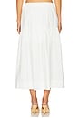 view 4 of 6 Poplin Prairie Skirt in White