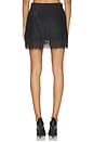 view 4 of 6 Everyday Satin Lace Mini Skirt in Black