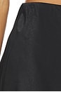 view 6 of 6 Everyday Satin Lace Mini Skirt in Black