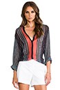 view 1 of 8 Scarf Print Blouse in Scarf Print