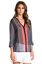 view 3 of 8 Scarf Print Blouse in Scarf Print