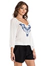 view 2 of 5 BLUSA GYPSY in White