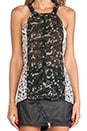 view 5 of 5 CAMISETA TIRANTES COLLAGE in Feather Spots & Green