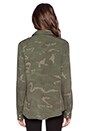 view 3 of 6 Boyfriend Button Up in Moss Camo