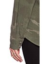 view 6 of 6 Boyfriend Button Up in Moss Camo