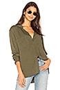 view 1 of 4 Uptown Boyfriend Button Up in Fatigue