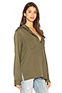 view 2 of 4 Uptown Boyfriend Button Up in Fatigue