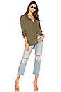 view 4 of 4 Uptown Boyfriend Button Up in Fatigue