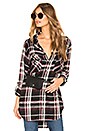 view 1 of 5 Main St Boyfriend Tunic in Revival Plaid