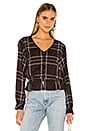 view 1 of 4 Jasper Button Front Blouse in New Romantic Plaid