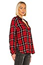 view 2 of 5 Life Of The Party Boyfriend Button Down in Party Red Plaid