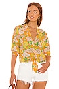 view 1 of 4 Say Hello Top in Mango Floral