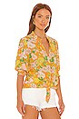 view 2 of 4 Say Hello Top in Mango Floral