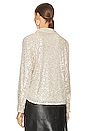 view 3 of 5 Radiant Sequin Top in Champagne