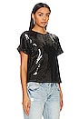 view 2 of 5 Perfect Sequin Tee in Black