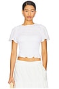 view 1 of 4 Better Together Smocked Top in White