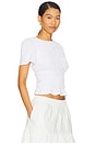 view 2 of 4 Better Together Smocked Top in White
