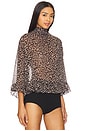 view 2 of 4 The Adore Blouse in French Kitty