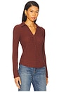 view 2 of 4 Long Sleeve Textured Top in Chicory