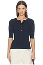 view 1 of 4 CAMISETA DE MANGA TRES CUARTOS AIR OF EASE  in Navy