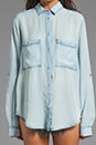 view 3 of 6 Donna Button Up in Chambray Indigo