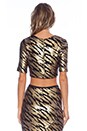 view 3 of 4 Emma Top in Vixen in Vixen Sequins