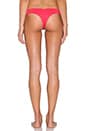 view 3 of 4 BAS DE MAILLOT DE BAIN FORME STRING AVEC DOUBLE LIEN CÔTÉS in Ruby Red