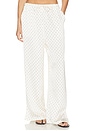 view 1 of 6 The Giula Pants in Ivory Polka