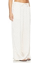 view 2 of 6 The Giula Pants in Ivory Polka