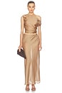 view 5 of 6 FALDA FRANCESCA  in Toffee