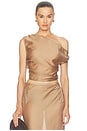 view 1 of 4 Genevieve Top in Toffee