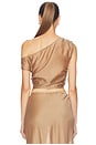 view 3 of 4 Genevieve Top in Toffee