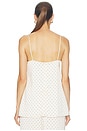 view 4 of 5 The Camilla Mini in Ivory Polka