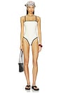 view 1 of 3 Swim I One Piece in Ivory With Noir Piping