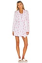 view 2 of 4 x LoveShackFancy Pastiche Short Robe in Pink