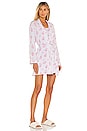 view 3 of 4 x LoveShackFancy Pastiche Short Robe in Pink