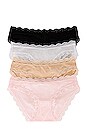 view 1 of 6 LOT DE SLIPS KNICKER in Multi