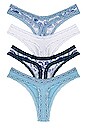 view 2 of 6 Spring Paisley Thong Box in Blue