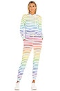 view 4 of 4 Hoodie in Rainbow Stripe