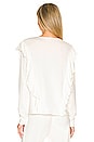view 3 of 4 Front Ruffle Sweatshirt in Cloud