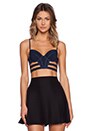 view 1 of 3 Any Given Time Crop Top in French Navy
