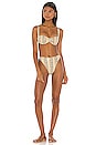 view 4 of 4 Bra Bikini Top in Nude Venom