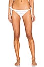 view 1 of 4 Swim The Tease Tie Side Bottom in Blanc & Naturel