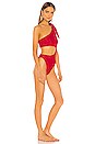 view 2 of 5 BAÑADOR CUT OUT in Ribbed Red